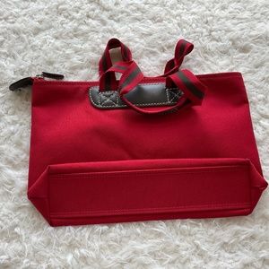 Lancel red purse/ tote.